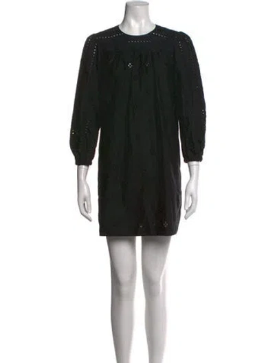 Pre-owned Marc Jacobs Silk Mini Dress In Black