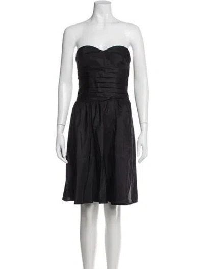 Pre-owned Marc Jacobs Silk Mini Dress In Black