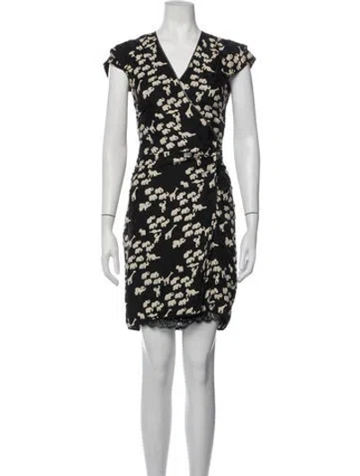 Pre-owned Marc Jacobs Silk Mini Dress In Black