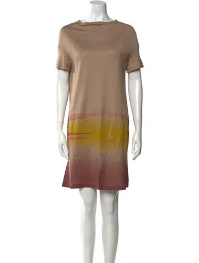 Pre-owned Marc Jacobs Silk Mini Dress In Neutral