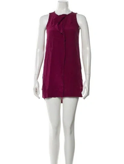 Pre-owned Marc Jacobs Silk Mini Dress In Pink