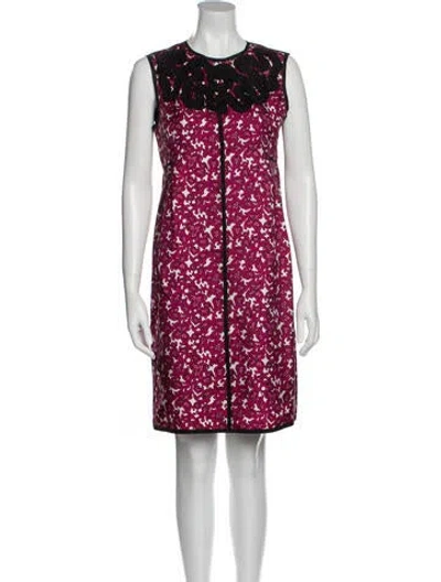 Pre-owned Marc Jacobs Silk Mini Dress In Pink