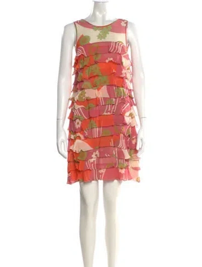 Pre-owned Marc Jacobs Silk Mini Dress In Pink