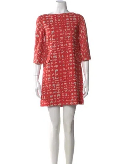 Pre-owned Marc Jacobs Silk Mini Dress In Pink