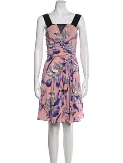 Pre-owned Marc Jacobs Silk Mini Dress In Pink
