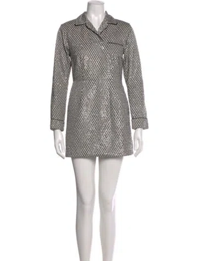 Pre-owned Marc Jacobs Silk Mini Dress W/ Tags In Black