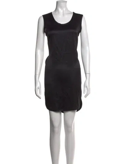 Pre-owned Marc Jacobs Silk Mini Dress W/ Tags In Black