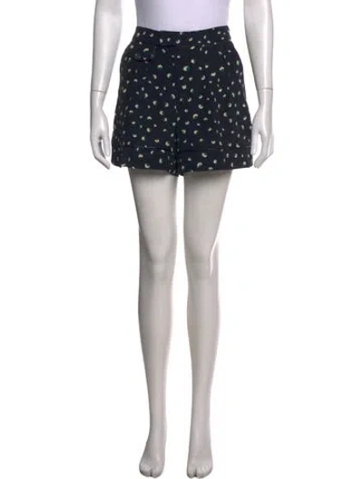 Pre-owned Marc Jacobs Silk Mini Shorts In Black