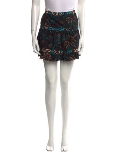 Pre-owned Marc Jacobs Silk Mini Skirt In Black