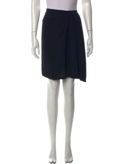 Pre-owned Marc Jacobs Silk Mini Skirt In Black