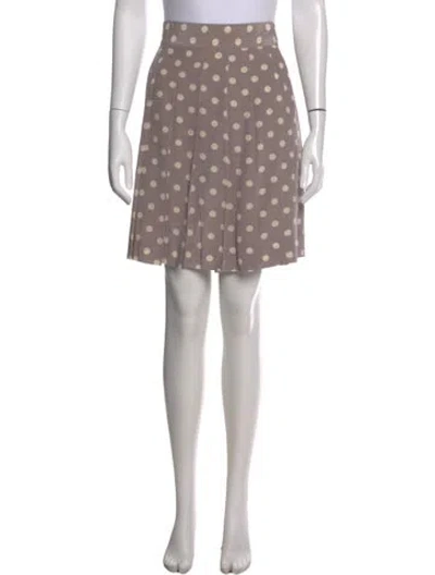 Pre-owned Marc Jacobs Silk Mini Skirt In Gray