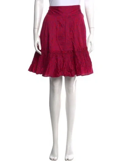 Pre-owned Marc Jacobs Silk Mini Skirt In Pink