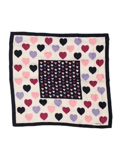 Pre-owned Marc Jacobs Silk Printed Bandeau In Pink