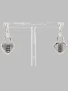 Marc Jacobs -inspired Mini Earrings In Metallic