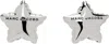 Marc Jacobs Balloon Star Earrings In 029 Light Antique Si