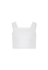 Marc Jacobs Silver Crop Top For Girl In Silver
