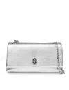 Marc Jacobs Shoulder Bag In Laminated Leather In Silver