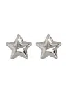 Marc Jacobs Silver Star Stud Earrings In Metallic