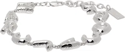 Marc Jacobs Silver 'the  Balloon' Bracelet In 040 Silver
