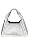 Marc Jacobs Silver The Mini Metallic Sack Bag In Silver