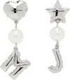 Marc Jacobs Balloon Earrings In 029 Light Antique Si