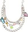 Marc Jacobs The Sticker Chain Shoulder Strap In White