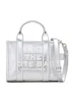 Marc Jacobs The Metallic Leather Tote Bag In Silver