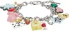 Marc Jacobs Silver 'the Sticker Charm Statement' Bracelet In 098 Silver Multi