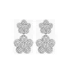 Marc Jacobs Silver White Earrings