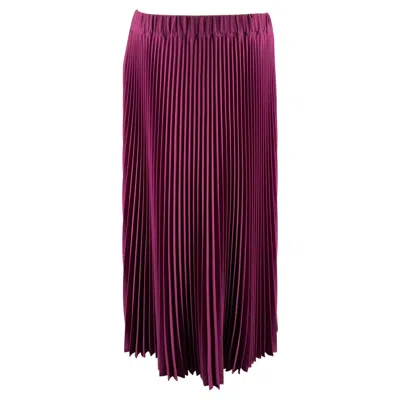 Pre-owned Marc Jacobs Size M Purple Polyester Pleated Skirt