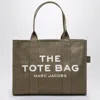 Marc Jacobs Slate Green Canvas Large Tote Bag Women In Green