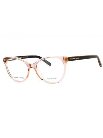 Marc Jacobs Sleek Cat-eye Eyeglasses In Gold