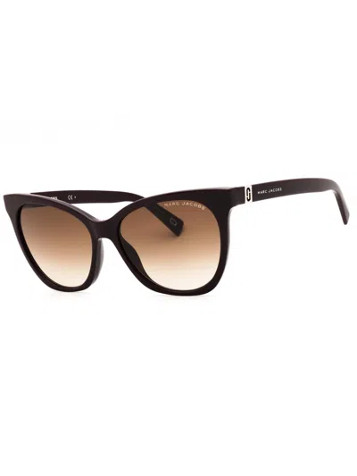 Marc Jacobs Sleek Cat-eye Sunglasses For Women In Black