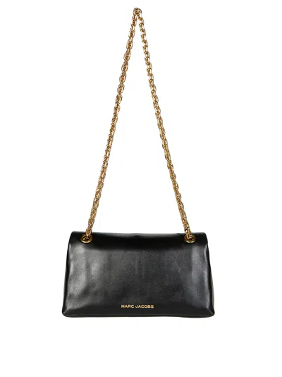 Marc Jacobs Sleek Mini Dual Chain Handbag In Black