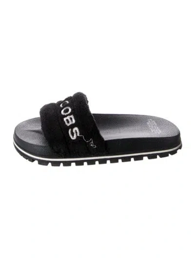 Pre-owned Marc Jacobs Slides In Black