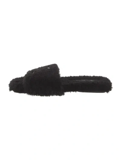 Pre-owned Marc Jacobs Slides In Black