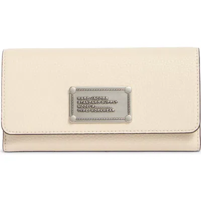 Marc Jacobs Slim Continental Wallet In Marshmallow