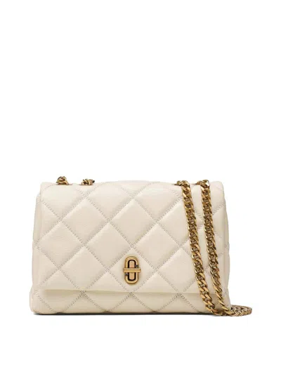 Marc Jacobs Slim Dual Bag In White Leather