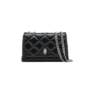 Pre-owned Marc Jacobs Slim Dual Chain Shoulder Bag 'black' | Women's Size Onesize
