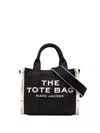 Marc Jacobs The Small Logo Jacquard Tote Bag In Nero