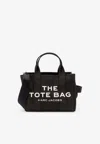 Marc Jacobs Small Canvas Logo Tote Bag In Black