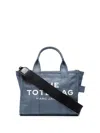 Marc Jacobs Air Force Blue Canvas Mini The Tote Bag Handbag In Blue