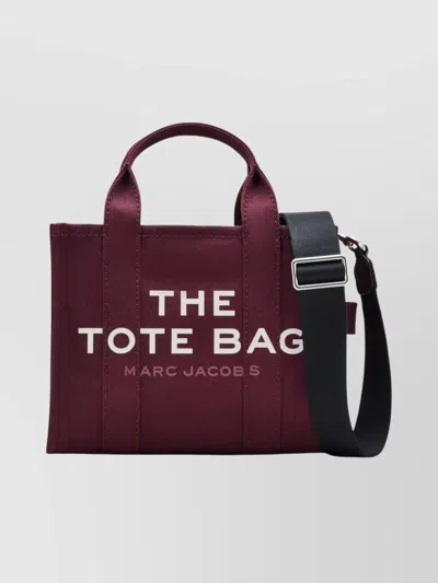 Marc Jacobs Small Canvas Tote Bag With Adjustable Strap In Purple