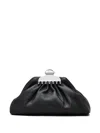 Marc Jacobs Small Claw Clip Clutch Bag In Black
