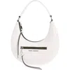 Marc Jacobs Small Crescent Shoulder Bag In White