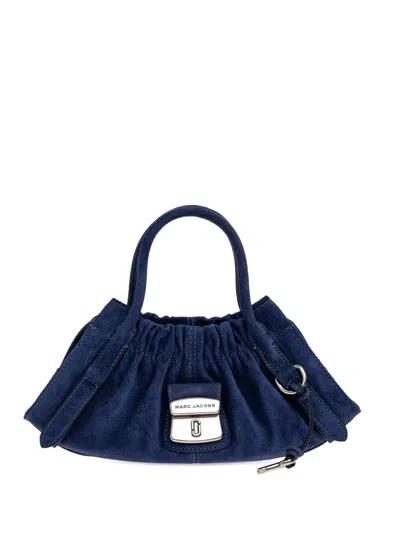 Marc Jacobs Small Cristina Ruched Tote Bag In Blue