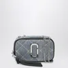 Marc Jacobs Small Crossbody Bag The Snapshot In Quilted Denim In Blue