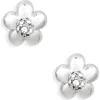 Marc Jacobs Small Daisy Stud Earrings In Silver/crystal