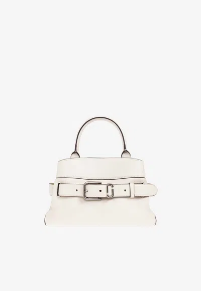 Marc Jacobs Small Dakota Satchel Bag In Cream