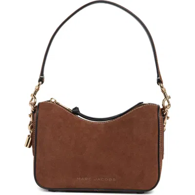 Marc Jacobs Small Drifter Suede Convertible Shoulder Bag In Cognac
